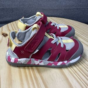 NEW Clarks Girl's Steggy Roar Kids Sandal Pink Size‎ 10.5 M  Comfort Vegan Shoe